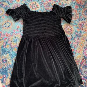 Urban Outfitters trendy velvet mini dress!
